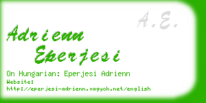 adrienn eperjesi business card